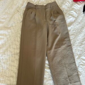 Aritzia Taupe Effortless Pants